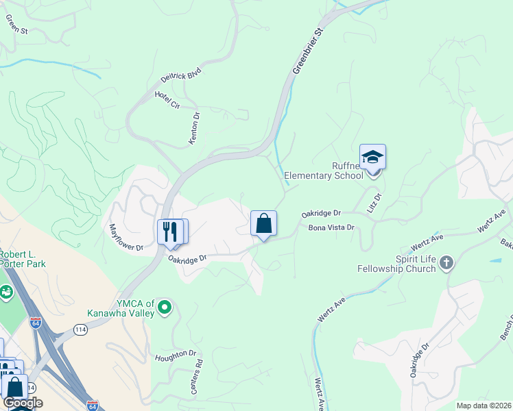 map of restaurants, bars, coffee shops, grocery stores, and more near in Charleston