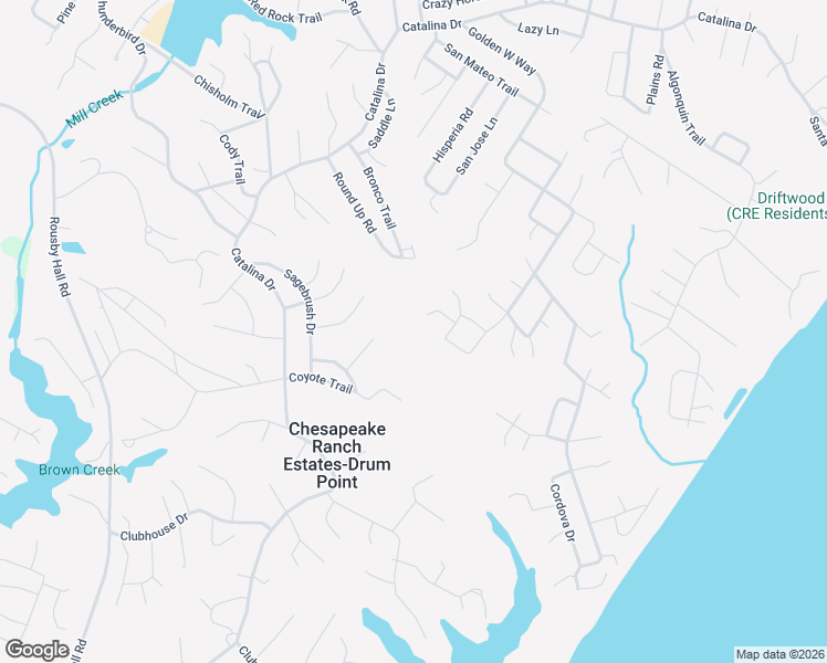 map of restaurants, bars, coffee shops, grocery stores, and more near 949 Santa Rosa Cir in Lusby