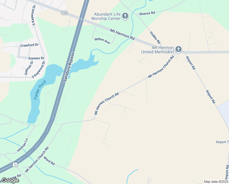 map of restaurants, bars, coffee shops, grocery stores, and more near 5702 Mount Hermon Church Road in Salisbury