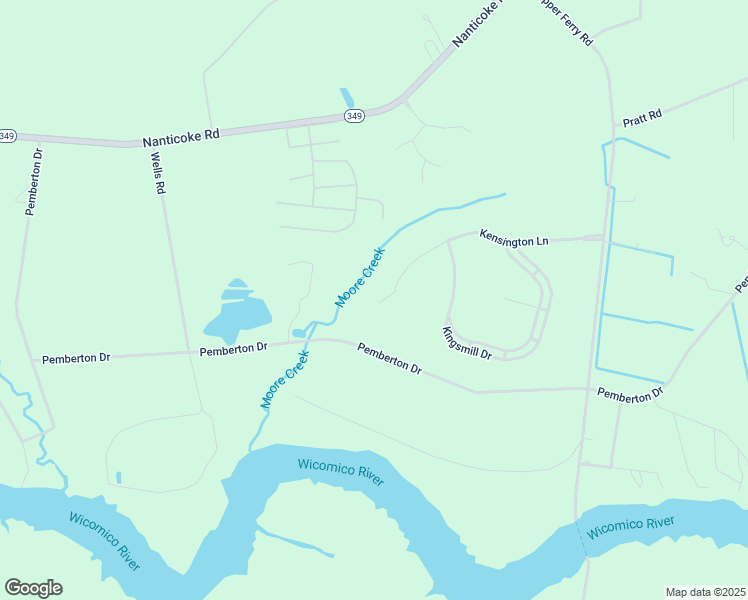 map of restaurants, bars, coffee shops, grocery stores, and more near 26244 Kensington Lane in Salisbury