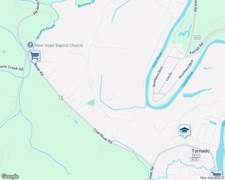 map of restaurants, bars, coffee shops, grocery stores, and more near 153 Harrah in Saint Albans