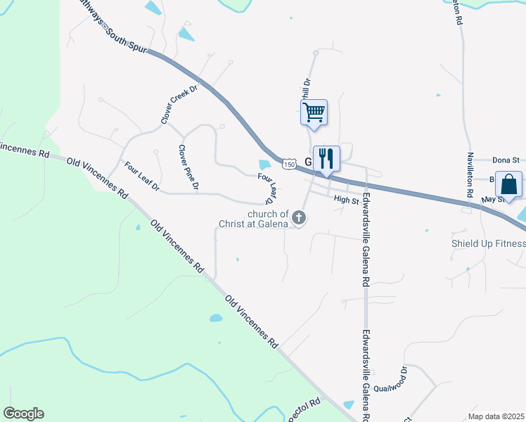 map of restaurants, bars, coffee shops, grocery stores, and more near 7775 Four Leaf Drive in Greenville