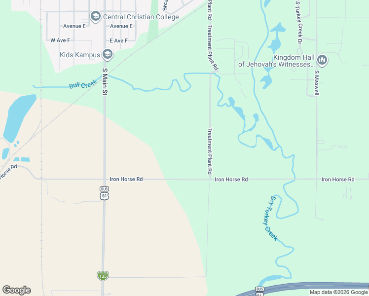 map of restaurants, bars, coffee shops, grocery stores, and more near in McPherson