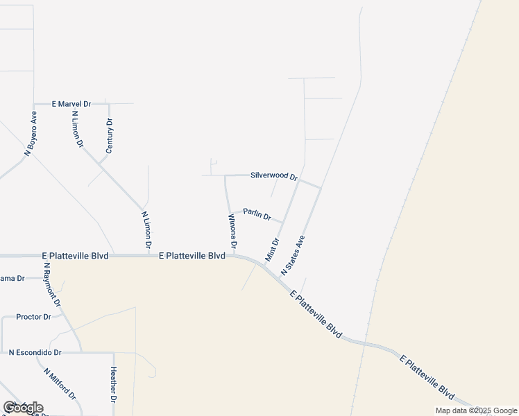 map of restaurants, bars, coffee shops, grocery stores, and more near 1687 Parlin Drive in Pueblo West