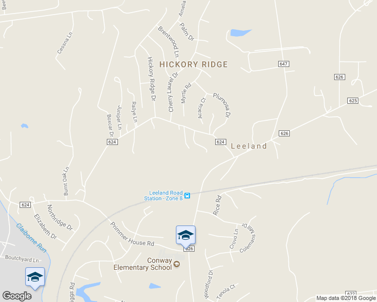 map of restaurants, bars, coffee shops, grocery stores, and more near 214 Morton Road in Fredericksburg