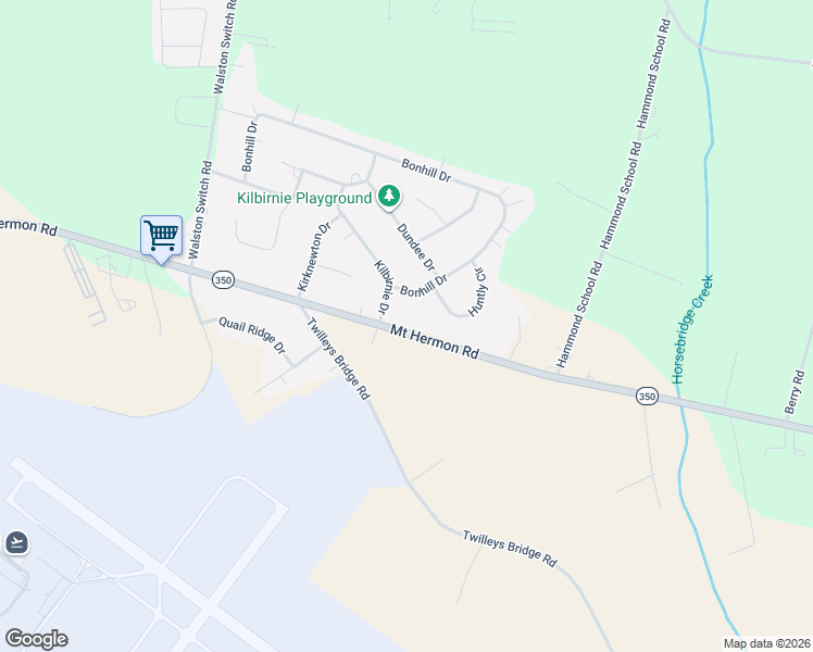 map of restaurants, bars, coffee shops, grocery stores, and more near 32068 Mount Hermon Road in Salisbury