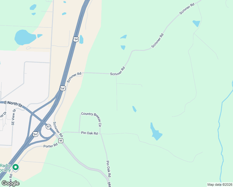 map of restaurants, bars, coffee shops, grocery stores, and more near 8 Ford Road in Eldon