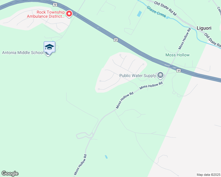 map of restaurants, bars, coffee shops, grocery stores, and more near 6750 Sycamore Landing in Barnhart