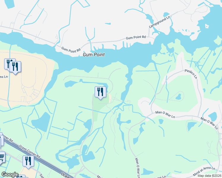 map of restaurants, bars, coffee shops, grocery stores, and more near 11470 Maid at Arms Lane in Berlin