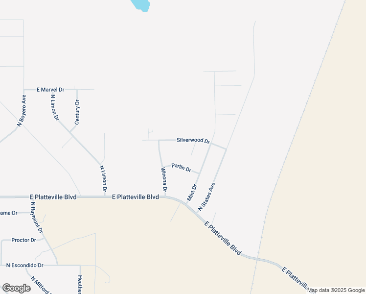 map of restaurants, bars, coffee shops, grocery stores, and more near 1687 Parlin Drive in Pueblo
