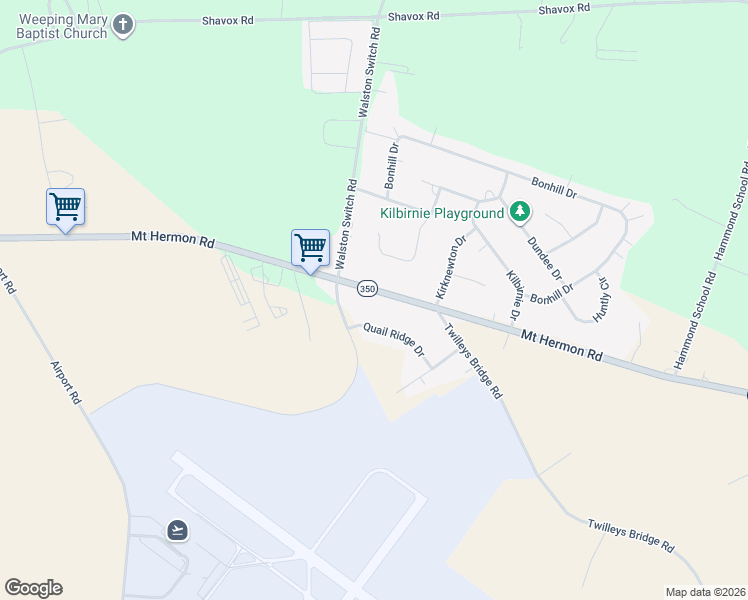 map of restaurants, bars, coffee shops, grocery stores, and more near 31870 Mount Hermon Road in Salisbury