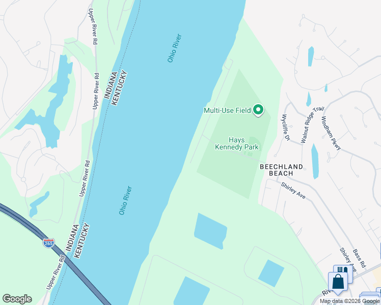 map of restaurants, bars, coffee shops, grocery stores, and more near 6906 Beechland Beach Road in Prospect