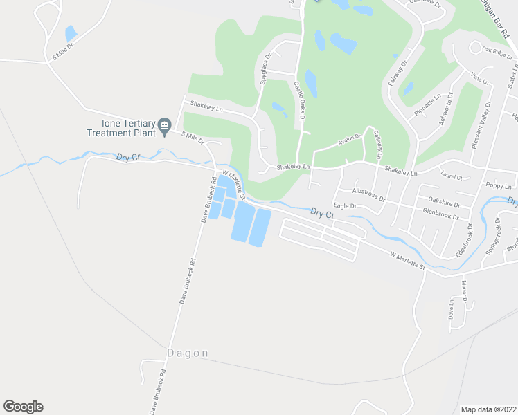 map of restaurants, bars, coffee shops, grocery stores, and more near 1400 West Marlette Street in Ione