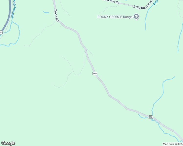 map of restaurants, bars, coffee shops, grocery stores, and more near 15319 Trace Road in Rush