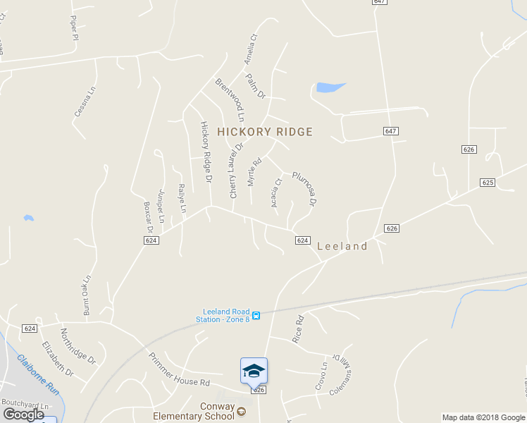 map of restaurants, bars, coffee shops, grocery stores, and more near 215 Morton Road in Fredericksburg