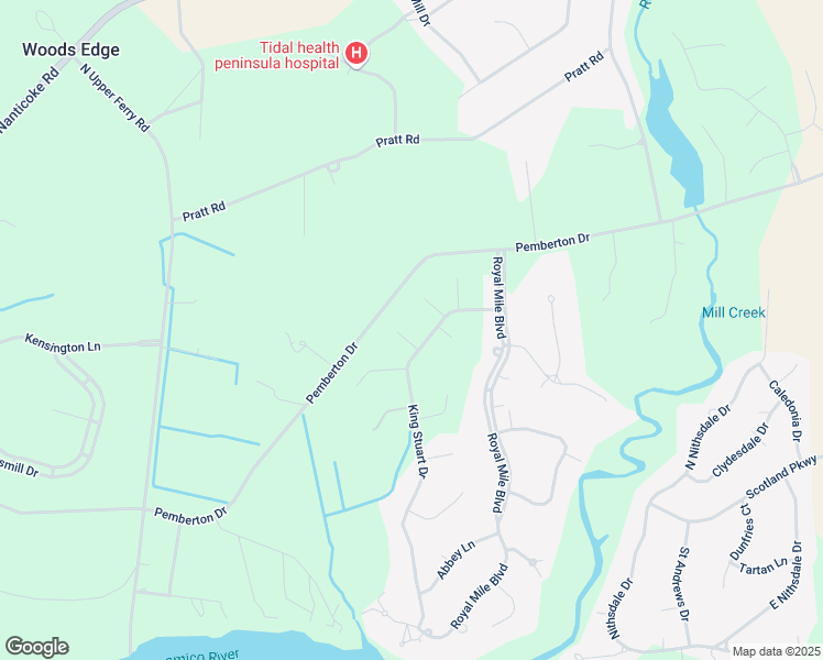 map of restaurants, bars, coffee shops, grocery stores, and more near 5755 Nova Scotia Terrace in Salisbury