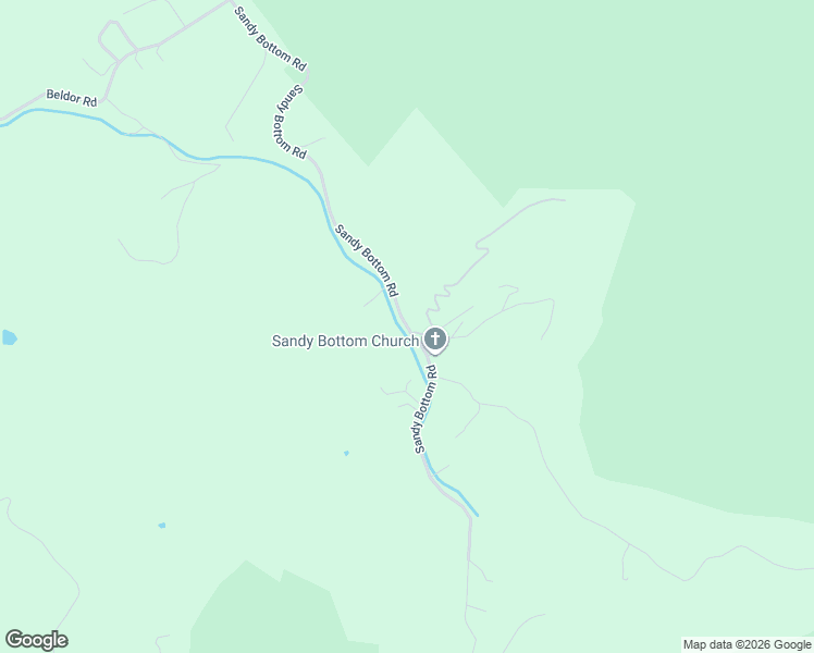 map of restaurants, bars, coffee shops, grocery stores, and more near Sandy Bottom Road in Elkton