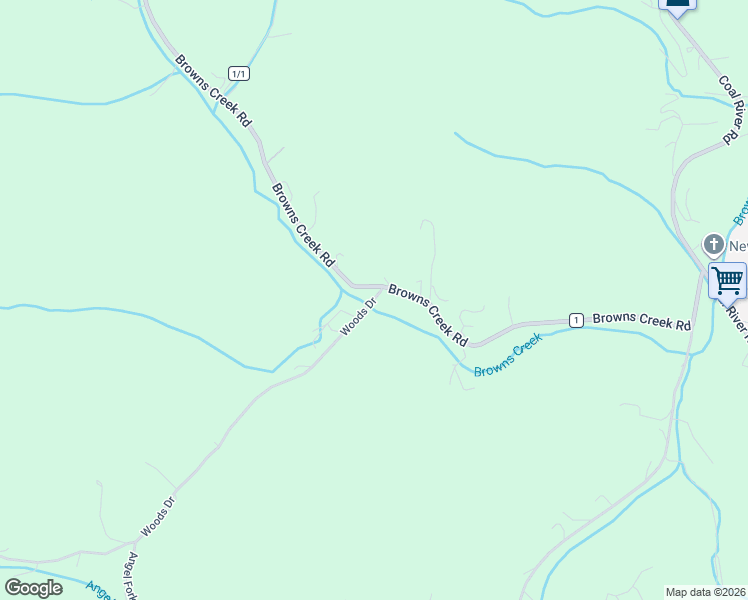 map of restaurants, bars, coffee shops, grocery stores, and more near 447-449 Browns Creek Rd in St Albans