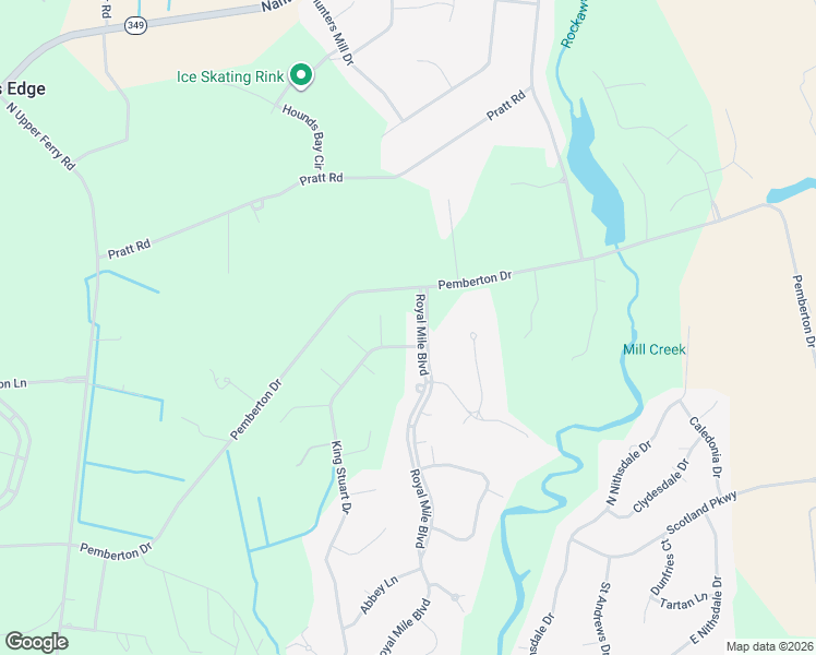 map of restaurants, bars, coffee shops, grocery stores, and more near 5808 Royal Mile Boulevard in Salisbury