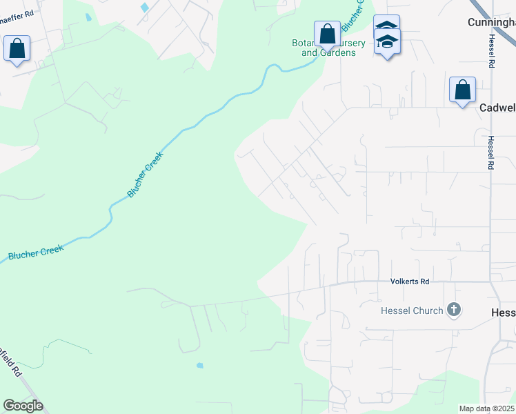 map of restaurants, bars, coffee shops, grocery stores, and more near 5855 McFarlane Road in Sebastopol