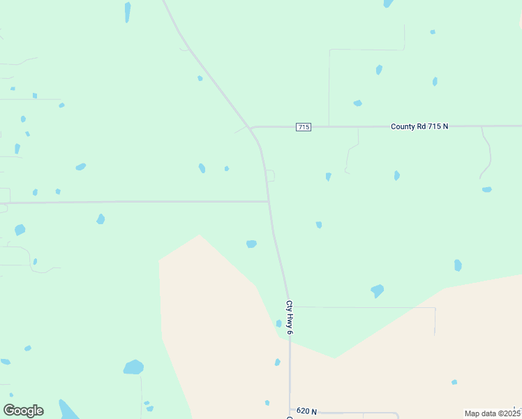 map of restaurants, bars, coffee shops, grocery stores, and more near 1936 County Road 690 North in Fairfield