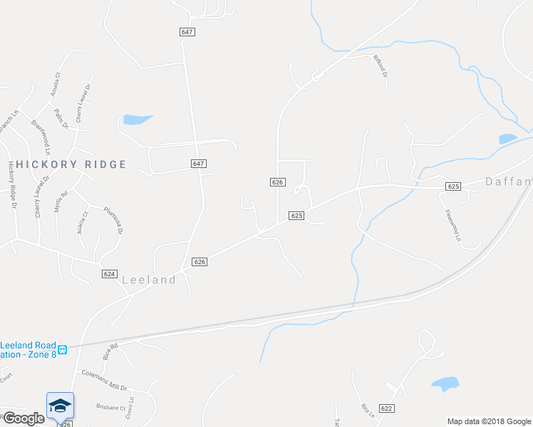 map of restaurants, bars, coffee shops, grocery stores, and more near 499 Leeland Road in Fredericksburg