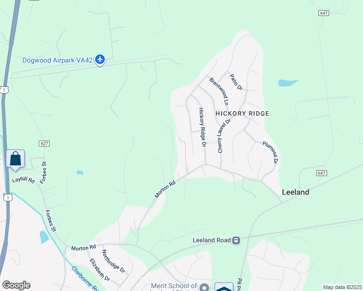 map of restaurants, bars, coffee shops, grocery stores, and more near 39 Rallye Lane in Fredericksburg