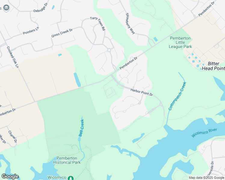 map of restaurants, bars, coffee shops, grocery stores, and more near 611 Tressler Drive in Salisbury