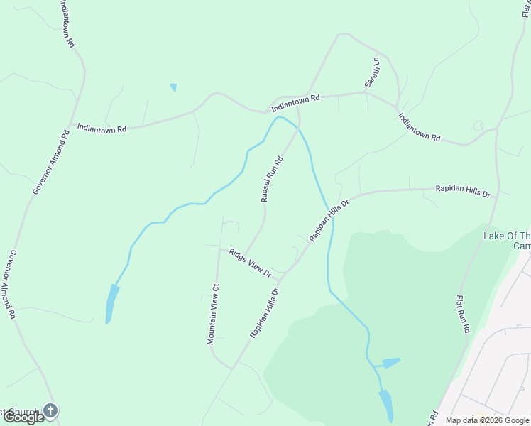 map of restaurants, bars, coffee shops, grocery stores, and more near 3419 Russel Run Road in Locust Grove