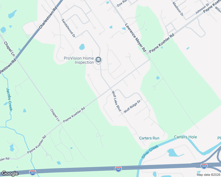 map of restaurants, bars, coffee shops, grocery stores, and more near 4638 Payne Koehler Rd in New Albany