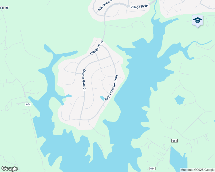 map of restaurants, bars, coffee shops, grocery stores, and more near 5 Laurel Pine Court in Fredericksburg