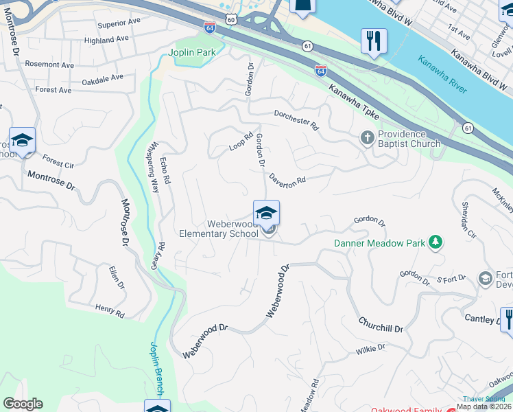map of restaurants, bars, coffee shops, grocery stores, and more near 837 Gordon Dr in Charleston