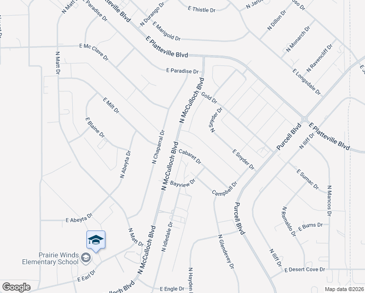 map of restaurants, bars, coffee shops, grocery stores, and more near 710 Maybelle Drive in Pueblo