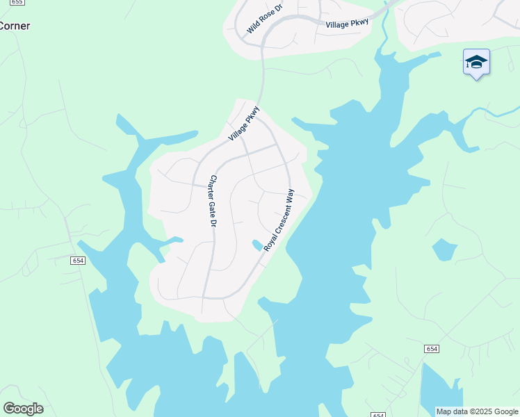 map of restaurants, bars, coffee shops, grocery stores, and more near 5 Wildwood Place in Fredericksburg