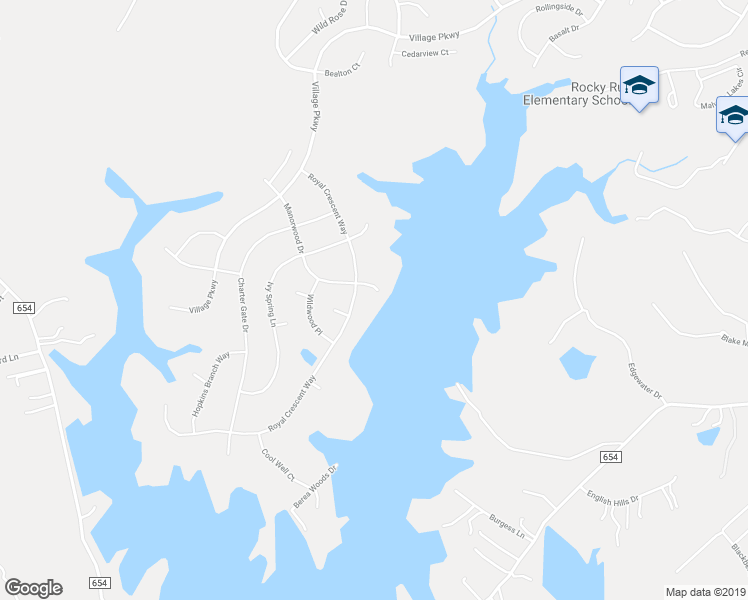 map of restaurants, bars, coffee shops, grocery stores, and more near 42 Manorwood Drive in Fredericksburg