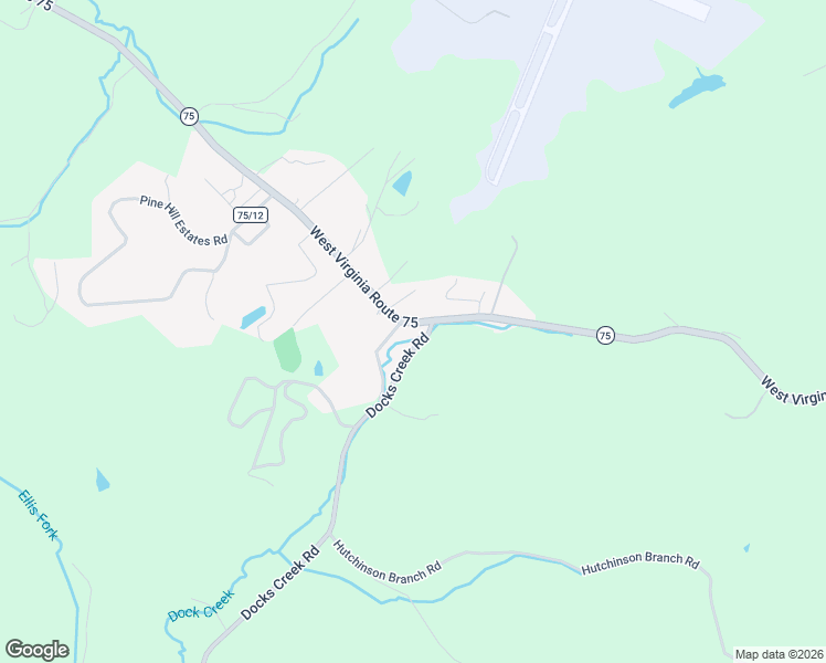map of restaurants, bars, coffee shops, grocery stores, and more near 2257 West Virginia 75 in Kenova