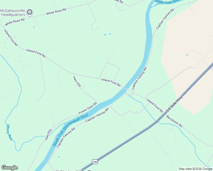 map of restaurants, bars, coffee shops, grocery stores, and more near 2156 Island Ford Road in Elkton