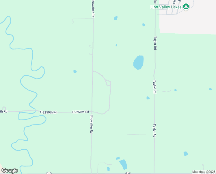 map of restaurants, bars, coffee shops, grocery stores, and more near 22829 Showalter Road in LaCygne