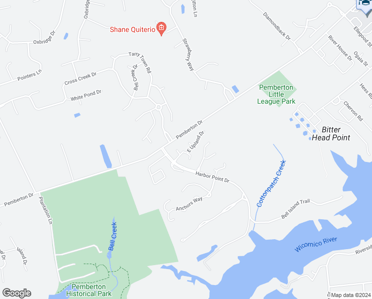 map of restaurants, bars, coffee shops, grocery stores, and more near 805 Upland Drive in Salisbury