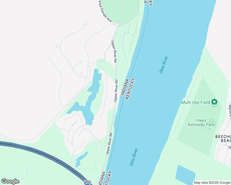 map of restaurants, bars, coffee shops, grocery stores, and more near 5810 Utica Pike in Jeffersonville