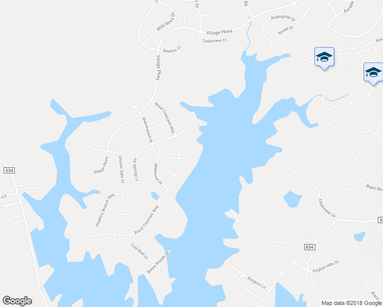 map of restaurants, bars, coffee shops, grocery stores, and more near 39 Manorwood Drive in Fredericksburg