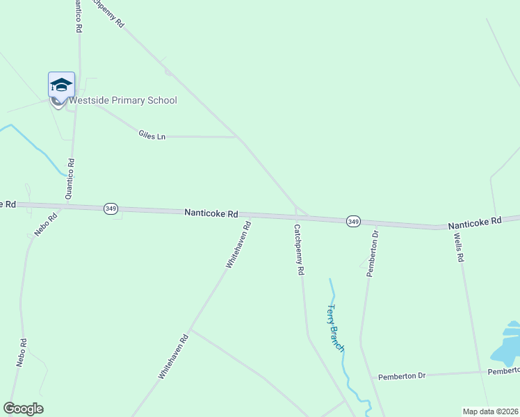 map of restaurants, bars, coffee shops, grocery stores, and more near 25616 Nanticoke Road in Quantico