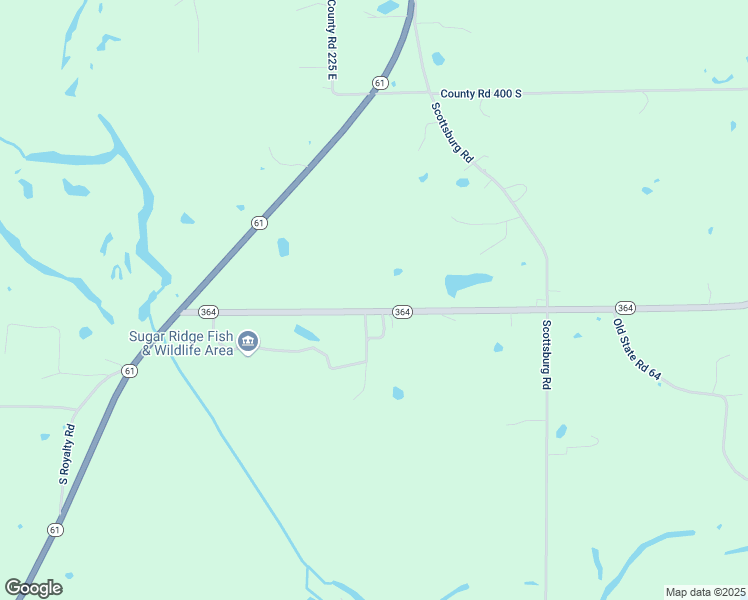 map of restaurants, bars, coffee shops, grocery stores, and more near 2635 Indiana 364 in Winslow