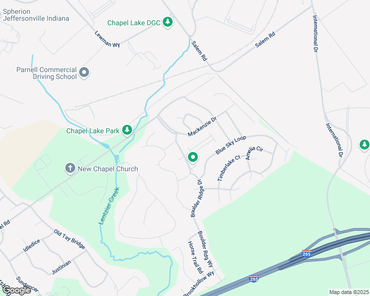 map of restaurants, bars, coffee shops, grocery stores, and more near 3131 Mackenzie Drive in Jeffersonville