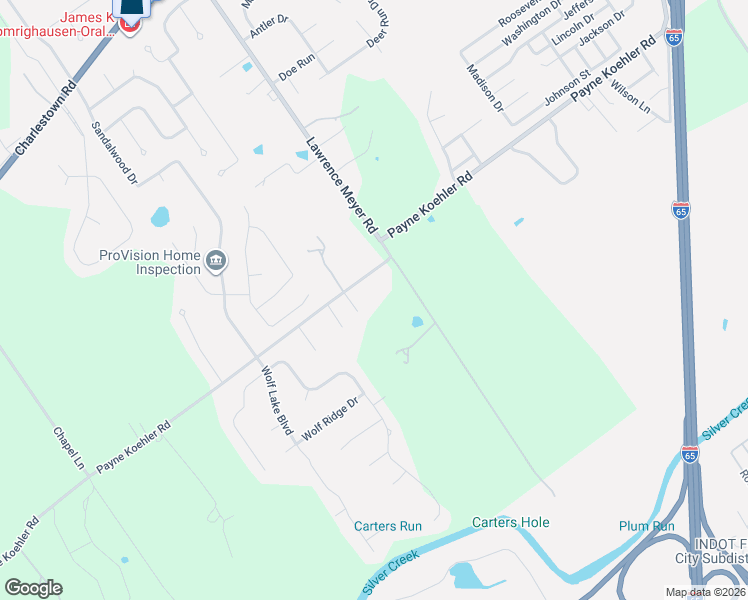 map of restaurants, bars, coffee shops, grocery stores, and more near 4742-4786 Payne Koehler Rd in New Albany