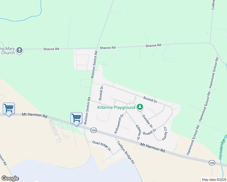 map of restaurants, bars, coffee shops, grocery stores, and more near 31955 Bonhill Drive in Salisbury