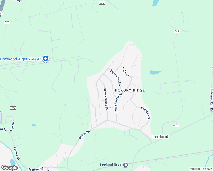 map of restaurants, bars, coffee shops, grocery stores, and more near 36 Hickory Ridge Drive in Fredericksburg