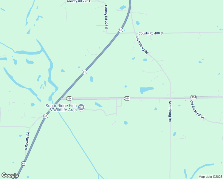map of restaurants, bars, coffee shops, grocery stores, and more near 2635 Indiana 364 in Winslow