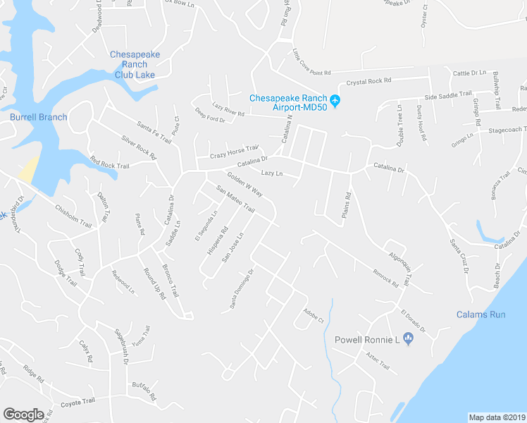 map of restaurants, bars, coffee shops, grocery stores, and more near 858 San Mateo Trail in Lusby