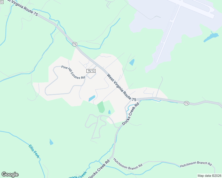 map of restaurants, bars, coffee shops, grocery stores, and more near 45 Hillcrest Dr in Kenova